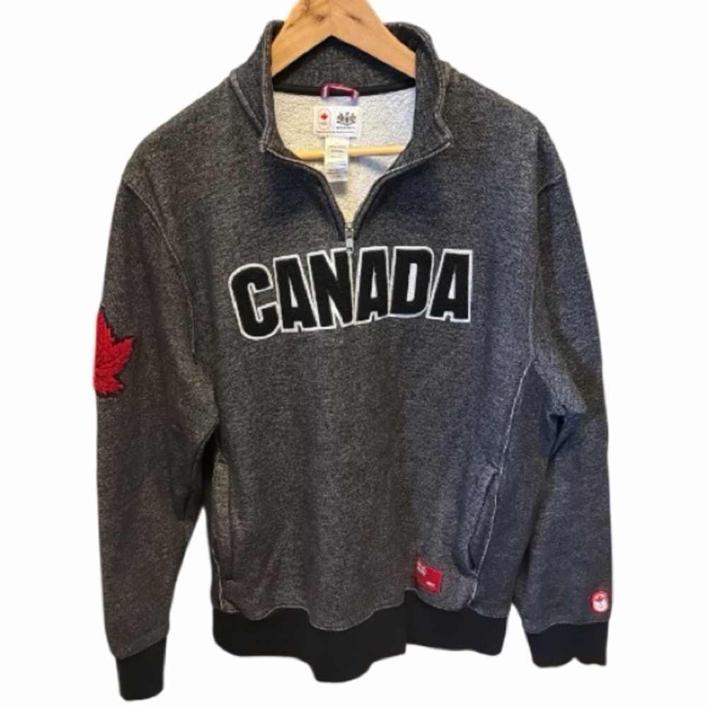 Hudson Bay Quarter Zip Sweater w Pockets